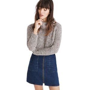 MADEWELL Denim Utility Zip Skirt